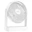 Настільний вентилятор Hoco HX65 ultra-thin desktop fan 2000 mAh White - мініатюра 3