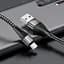 Кабель Hoco X57 Pisces Cable USB to Type-C 2,4A 1m Black - мініатюра 2