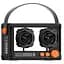 Колонка Bluetooth QD03 Transparent з мікрофоном Black - мініатюра 2