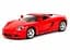 Колекційна машинка Porsche Carrera GT KT5081W інерційна Red - мініатюра 1