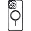 Чохол Metallic Chrome Full Camera Magsafe Apple iPhone 15 Pro Dark Blue - мініатюра 1