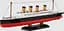 Конструктор COBI R.M.S. Titanic 1:700 (593 детали) - Коллекционная модель Титаника 1680 - миниатюра 2