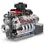 Конструктор двигун Mould King V8 Chevrolet Chevy LSX454 моторозований дитячий мотор шевроле 487 деталей - мініатюра 3