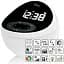 Часы настольные с радио Technoline WT500 Black/White (WT500) - миниатюра 5