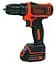 Шурупокрут BDCDD12, 10.8V, 26Нм, Li-Ion BLACK&DECKER teh0021359 - мініатюра 1