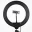 Кільцева світлодіодна LED лампа Arc Ring 10" + tripod 2.1m Black - мініатюра 4