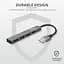 USB-Хаб Trust USB-хаб Halyx Aluminium 4-Port Mini USB Hub (23786_TRUST) - мініатюра 8