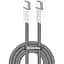 Дата кабель USB-C to USB-C 1.0m 60W 3.0А black ColorWay (CW-CBPDCC061-BK) - миниатюра 1