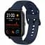 Ремінець силіконовий BeWatch для Xiaomi Amazfit BIP/GTS/GTR L 20 мм Темно-синій (1012389B) - мініатюра 1