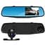 Дзеркало відеореєстратор з камерою заднього виду Vehicle Blackbox DVR Full HD 3.5 дюймів Оригінал - мініатюра 1