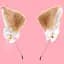Косплей аксесуар Cat ears Котячі вушка Кавові AC CE 05 кавові AC CE 05 - мініатюра 2
