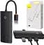 USB-хаб Baseus Lite Series 4-Port USB-A HUB Adapter USB-A to USB 3.0*4 25cm WKQX030001 Black - мініатюра 5