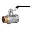 Кран кульовий SD Plus 3/4" ВЗ для води (важіль) SD605W20 - мініатюра 1