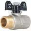 Кран кульовий Thermo Alliance Base 1/2" ВЗ прямий, PN40, метелик SD607W15 - мініатюра 1