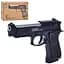 Пистолет A-Toys металл с шариками 19 см C19 - миниатюра 1