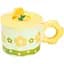 Чашка керамічна Happy Life Flowers із кришкою зелена 300 мл HP7196GR - мініатюра 1