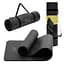 Коврик (мат) для йоги та фітнесу 4FIZJO NBR 1.5 см Black 4FJ0150 (P-5907222931592) - мініатюра 1