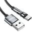 USB Cable Hoco U94 Universal Rotating Type-C Black 1.2m - мініатюра 4