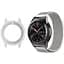 Комплект Watchbands: металевий ремінець Milanese срібний + чохол білий Samsung S3 Frontier Samsung Galaxy 46mm (WBKW-46-4-2) - мініатюра 1