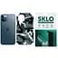 Захисна плівка SKLO Back (тил+грани без углов) Camo для Apple iPhone 14 Pro (6.1) Блакитний / Army Blue - мініатюра 1