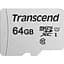 Карта пам'яті Transcend MicroSDXC 64GB 300S class 10 UHS-I + Adapter SD (TS64GUSD300S-A) - мініатюра 2