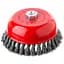 Корщетка техническая Intertool для болгарки УШМ щетка проволочная чашечная 150 мм плетеная BT-2150 - миниатюра 1