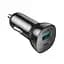 Автомобільний зарядний пристрій Choetech (1USB Type C; 1USB) 38W PD3.0 QC3.0 Black (TC0005) - мініатюра 4