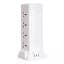 Сетевой фильтр-удлинитель Yiwu HP-5-11MF TOWER B24 4,8 м 12 розеток 3USB + 1PD LED-лампа белый - миниатюра 9