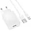 СЗУ Borofone BAS72A Source QC3.0 (1USB-A) + кабель USB to MicroUSB White - миниатюра 5