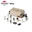 Косметичка-органайзер Naturehike Toiletry Bag (NH21LX001) черная в клеточку - миниатюра 5