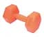 Гантелі композитні PowerPlay 4124 Hercules 2*1 кг Помаранчеві 2 шт (PP_4124_1kg_2in) - мініатюра 3