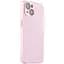 Чохол-накладка Matte скляний матовий із захистом камери AG-Glass Apple iPhone 14 Pink - мініатюра 1