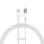 Кабель Baseus Explorer Series Fast Charging Cable with Smart Temperature Control Cable USB to Lightning 2.4A 1m CATS010002 White - миниатюра 1