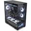 Корпус ALmordor QX25A LCD черный, без БП, для ATX/MicroATX/Mini ITX, 1xUSB-C, 2xUSB-A 3.0, макс. CPU - 160 мм/VGA - 410 мм/PSU - миниатюра 1