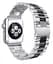 Браслет BeWatch для Apple Watch series 3/4/5/6 із шириною корпусу 38/40мм Duo класичний сталевий Сріблясто-Чорний (1025411) - мініатюра 2