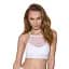 Спортивный топ с прозрачной вставкой Passion PS006 TOP white L - миниатюра 1