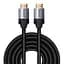 Кабель Baseus Enjoyment Series HDMI - HDMI 4KHD 5m CAKSX-E0G Black-Grey - мініатюра 1