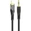 Кабель AUX Hoco UPA25 Transparent Discovery Edition Digital audio conversion cable Lightning Черный - миниатюра 1