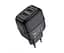 Блок живлення Hoco C77A 2 USB 2.4 А 12W адаптер зарядний із кабелем мікрочорний - мініатюра 2