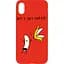 Чохол-накладка Toto Cartoon Soft Silicone TPU Case Apple iPhone X/XS Banana Red - мініатюра 1