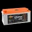 Акумулятор LP LiFePO4 24V (25,6V) - 100 Ah (2560Wh) (BMS 150/75А) пластик LCD для ДБЖ - мініатюра 3