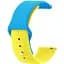 Набор ремешков BeCover Ukrainian Freedom для Xiaomi iMi KW66 (22 mm)/Mi Watch Color/Haylou LS01/Watch S1 Yellow-Blue (707826) - миниатюра 5