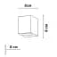 Уличный светильник Friendlylight Tilos SQ FL7007 - миниатюра 3