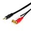 Аудио-кабель Atcom mini-jack 3.5мм(M)-2xRCA-тюльпан(M) 5м пакет (10709) - миниатюра 2