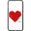 Чехол-накладка Toto Glass Fashionable Case Samsung Galaxy S10e Red Heart on White - миниатюра 1