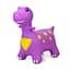 Дитяча іграшка-стрибун "Динозавр" Bambi MS 4152-1(Violet) гума, до 20 кг - мініатюра 1