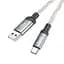 Кабель Hoco Type-C Shine charging data cable U112 1 м, 3A - мініатюра 1