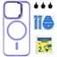 Чохол із підставкою MagSafe TPU PC Metal Stand Case Apple iPhone 15 Pro Purple - мініатюра 1