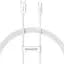 Кабель Baseus Superior Series Fast Charging Data Cable USB to Type-C 100W 1m CAYS001302 White - мініатюра 1
