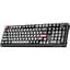 Клавіатура GamePro Asgard Drakkar Keychron Super Red Switch Wireless/Bluetooth/USB Black бездротова (MK305BK) - мініатюра 3
